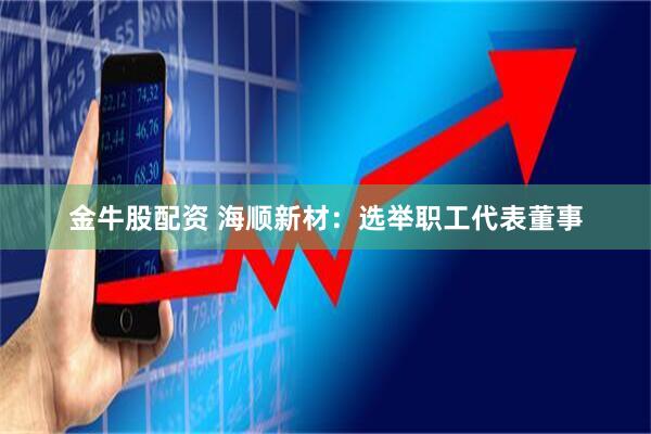 金牛股配资 海顺新材：选举职工代表董事