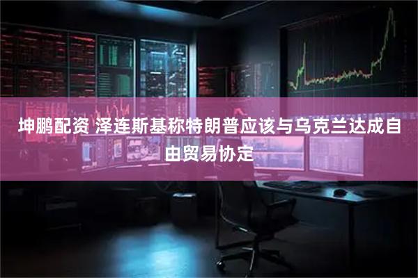 坤鹏配资 泽连斯基称特朗普应该与乌克兰达成自由贸易协定